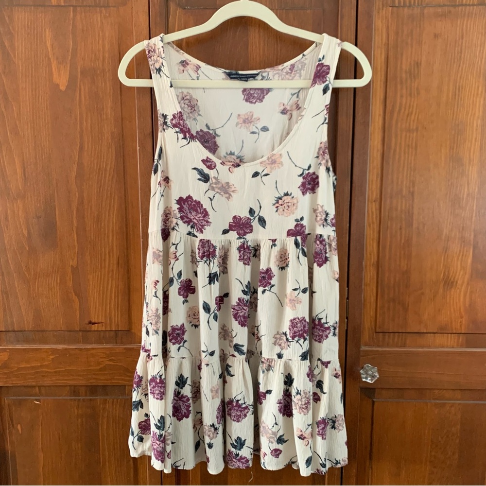Floral American Eagle Babydoll Dress